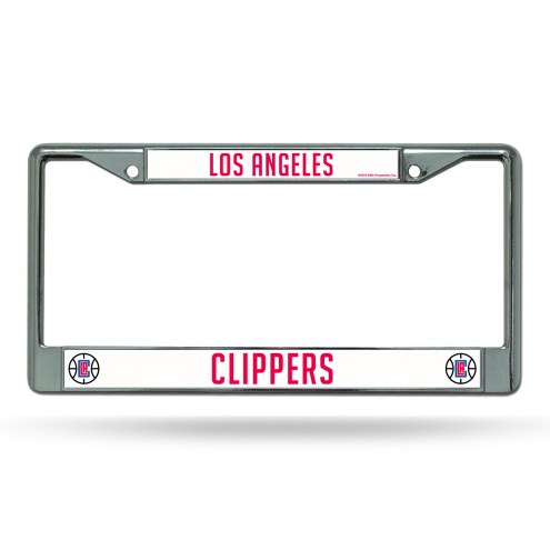 Los Angeles Clippers NBA Chrome License Plate Frame
