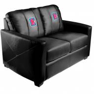 Los Angeles Clippers XZipit Silver Loveseat with Secondary Logo