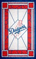 Los Angeles Dodgers 11" x 19" Stained Glass Sign