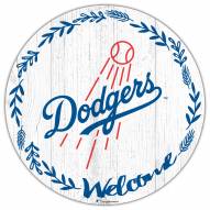 Los Angeles Dodgers 12" Welcome Circle Sign