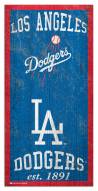 Los Angeles Dodgers 6" x 12" Heritage Sign