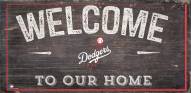 Los Angeles Dodgers 6" x 12" Welcome Sign