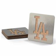 Los Angeles Dodgers Boasters Stainless Steel Coasters - Set of 4