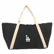 Los Angeles Dodgers Chevron Stitch Weekender Bag