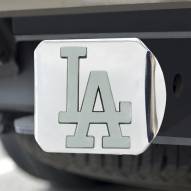 Los Angeles Dodgers Chrome Metal Hitch Cover