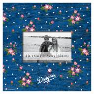 Los Angeles Dodgers Floral 10" x 10" Picture Frame