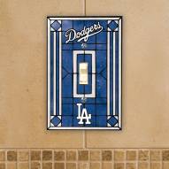 Los Angeles Dodgers Glass Single Light Switch Plate Cover