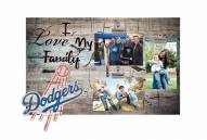 Los Angeles Dodgers I Love My Family Clip Frame