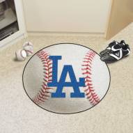 Los Angeles Dodgers "LA" Baseball Rug