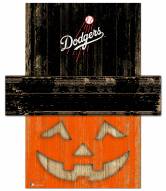 Los Angeles Dodgers Pumpkin Head Sign