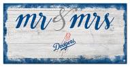 Los Angeles Dodgers Script Mr. & Mrs. Sign