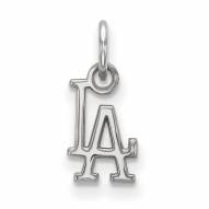 Los Angeles Dodgers Sterling Silver Extra Small Pendant