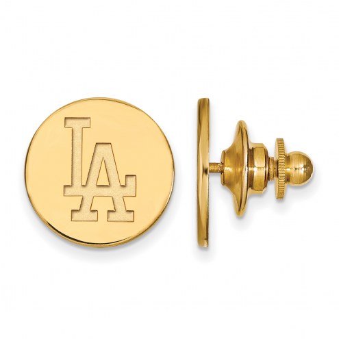 Los Angeles Dodgers Sterling Silver Gold Plated Lapel Pin