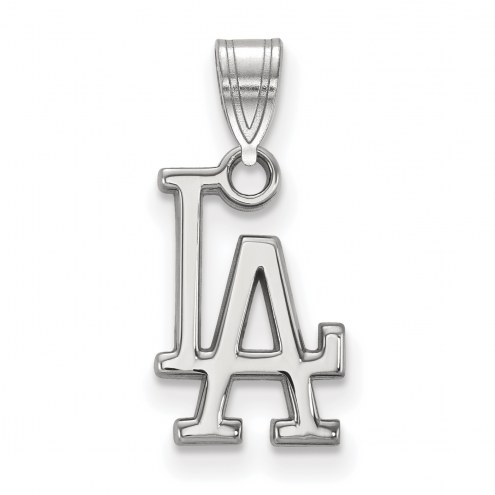 Los Angeles Dodgers Sterling Silver Small Pendant
