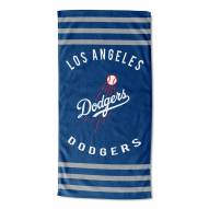 Los Angeles Dodgers Stripes Beach Towel