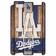 Los Angeles Dodgers Wood Fence Sign