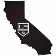 Los Angeles Kings 12" Team Color Logo State Sign