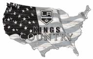 Los Angeles Kings 15" USA Flag Cutout Sign