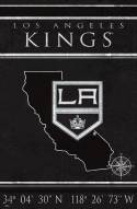 Los Angeles Kings 17" x 26" Coordinates Sign