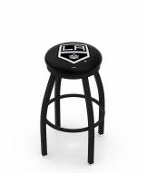 Los Angeles Kings Black Swivel Bar Stool with Accent Ring