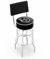 Los Angeles Kings Chrome Double Ring Swivel Barstool with Back