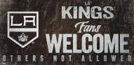 Los Angeles Kings Fans Welcome Sign