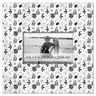 Los Angeles Kings Floral Pattern 10" x 10" Picture Frame