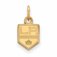 Los Angeles Kings Sterling Silver Gold Plated Extra Small Pendant
