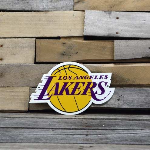 Los Angeles Lakers 12&quot; Steel Logo Sign