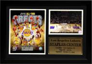 Los Angeles Lakers 12" x 18" Greats Photo Stat Frame
