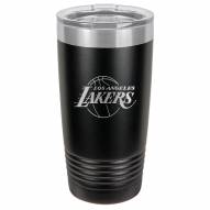 Los Angeles Lakers 20 oz. Black Stainless Steel Polar Tumbler