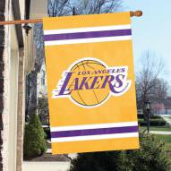 Los Angeles Lakers Applique 2-Sided Banner Flag