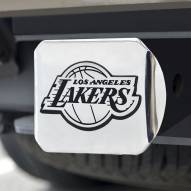 Los Angeles Lakers Chrome Metal Hitch Cover