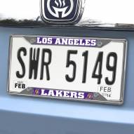 Los Angeles Lakers Chrome Metal License Plate Frame