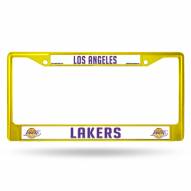 Los Angeles Lakers Colored Chrome License Plate Frame