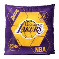 Los Angeles Lakers Connector Double Sided Velvet Pillow