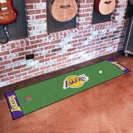 Los Angeles Lakers Golf Putting Green Mat