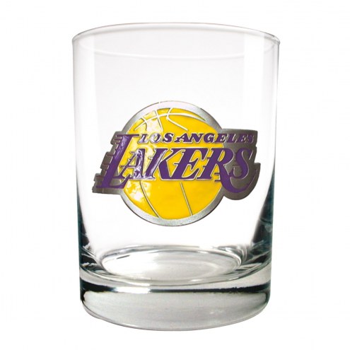 Los Angeles Lakers NBA 2-Piece 14 Oz. Rocks Glass Set