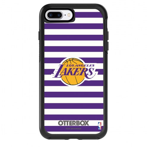 Los Angeles Lakers OtterBox iPhone 8 Plus/7 Plus Symmetry Stripes Case