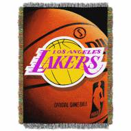 Los Angeles Lakers Photo Real Throw Blanket