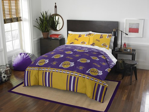 Los Angeles Lakers Rotary Queen Bed in a Bag Set