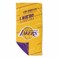 Los Angeles Lakers Splitter Beach Towel