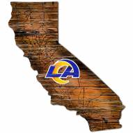 Los Angeles Rams 12" Roadmap State Sign