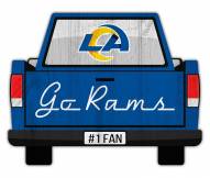 Los Angeles Rams 12" Truck Back Cutout Sign