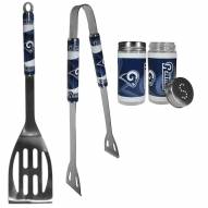 Los Angeles Rams 2 Piece BBQ Set with Tailgate Salt & Pepper Shakers