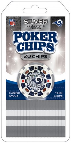 Los Angeles Rams 20 Piece Poker Chips