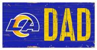 Los Angeles Rams 6" x 12" Dad Sign