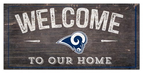 Los Angeles Rams 6&quot; x 12&quot; Welcome Sign