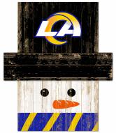 Los Angeles Rams 6" x 5" Snowman Head