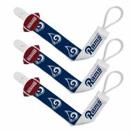 Los Angeles Rams Baby Pacifier Clips